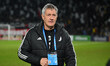 U Cluj head coach Cristiano Bergodi reacts during the Liga 1 football game between CFR Clu...