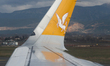 Pegasus Airlines plane is seen at the Tirana International Airport in Tirana, Albania on F...