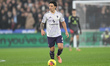 Lisandro Martinez controls the ball during the Premier League match between West Ham Unite...