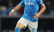 Stanislav Lobokta of Napoli controls the ball during the Coppa Italia quarter-final match...