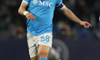 Stanislav Lobokta of Napoli controls the ball during the Coppa Italia quarter-final match...