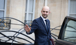 Jean-Noel Barrot, Minister for Europe and Foreign Affairs, is seen at the end of the Counc...