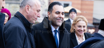 Gallery cover photo: Mahmoud Abbas Meets Masud Gharahkhani At The Storting In Oslo