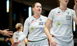 Natalia Kurach plays during the basketball game between MB Zaglebie Sosnowiec and 1KS Slez...