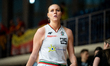 Catherine Reese plays during the basketball game between MB Zaglebie Sosnowiec and 1KS Sle...