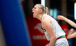 Catherine Reese plays during the basketball game between MB Zaglebie Sosnowiec and 1KS Sle...