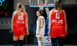 Eve Wembanyama plays during the basketball game between MB Zaglebie Sosnowiec and 1KS Slez...