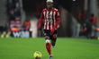 Nilson Angulo of Sunderland plays during the Premier League match between Sunderland and L...