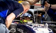 Formula 1 driver Isack Hadjar of Oracle Red Bull Racing participates in the Formula 1 pre-...