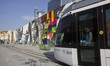 The artist Eduardo Kobra is painting the biggest world's graffiti panel on Olympic Bouleva...