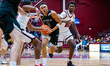 Jordan Stiemke (3) of the Loyola-Maryland Greyhounds drives the ball during an NCAA men's...