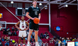 EMMETT ADAIR (18) of the Loyola-Maryland Greyhounds attempts a free throw during an NCAA m...