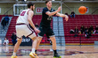 Sam Springer, 22, of the Loyola-Maryland Greyhounds passes the ball during an NCAA men's b...