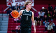 CARTER BERG-MCLEAN (1) of the Loyola-Maryland Greyhounds possesses the ball during an NCAA...