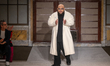 Designer Sergio Hudson walks the runway finale for the Sergio Hudson fashion show during N...