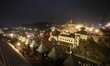 The Pashupatinath Temple is decorated with lights for the Maha Shivaratri festival at the...