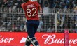 Jacob Bethel is in action during match 23 between England and Scotland at Eden Gardens in...