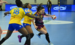 Adriana Holejova plays during the EHF European League Women 2025-26 Group Phase game betwe...