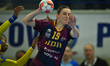 Adriana Holejova plays during the EHF European League Women 2025-26 Group Phase game betwe...