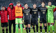 Jagiellonia players Alejandro Pozo, Andy Pelmard, Adrian Damasiewicz, Bernardo Vital, Bart...