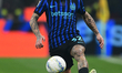 Federico Dimarco of Inter Milan plays during the Serie A match between Inter Milan and Juv...