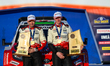 Driver Elfyn Evans and co-driver Scott Martin of the team Toyota Gazoo Racing WRT, in a To...