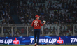 England's captain Harry Brook participates in match 29 of the T20 World Cup between Englan...