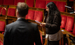 Hanane Mansouri, deputy of the UDR, Union des Droites pour la Republique parliamentary gro...