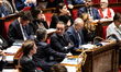Sebastien Lecornu, the French Prime Minister, is seen during a session of questions to the...