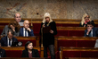 Christine Engrand, independent MP deputy, speaks during a session of questions to the Fren...