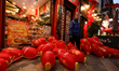 In London, United Kingdom, on February 17, 2026, workers hang Chinese lanterns on the stre...