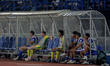 Persib Bandung's bench is present during the second leg of the AFC Champions League Two 20...