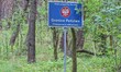 Piaski, Poland 16th, July 2016 Border between Poland and Russian Federation in Piaski (Kry...