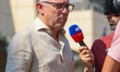Stefano Domenicali is the F1 CEO during the Formula 1 Aramco Pre-Season Testing 2 in Sakhi...