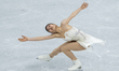 Mone Chiba of Japan perform during Woman Figure Free Skating on day thirteen of the Milano...