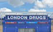 A general view of a London Drugs logo seen in South Edmonton Common.a retail power centre...