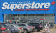 A general view of a Real Canadian SUPERSTORE logo seen in South Edmonton Common.a retail...