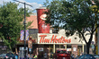 A general view of a TIM HORTONS logo seen in Edmonton's Whyte Avenue.On Tuesday, 12 July...