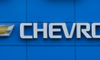 A view of a CHEVROLET logo seen in  Edmonton's city center.On Tuesday, 12 July 2016, in E...