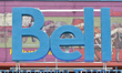 A view of a BELL logo seen at the Calgary Stampede 2016.On Tuesday, 12 July 2016, in Calg...