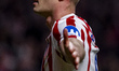 Alexander Sorloth of Atletico de Madrid celebrates his goal during the LaLiga EA Sports fo...
