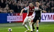 AFC Ajax Amsterdam forward Wout Weghorst and NEC defender Ahmetcan Kaplan play during the...