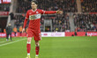 Hayden Hackney of Middlesbrough plays during the Sky Bet Championship match between Middle...