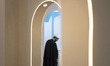An Iranian cleric stands at the Imam Khomeini Grand Mosque during the International Koran...