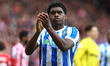 Jaden Heskey of Sheffield Wednesday applauds the fans during the Sky Bet Championship matc...