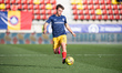 Yeray Cabanzon, player number 3 of FC Andorra, is in action during the La Liga Hypermotion...
