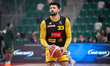 Kenny Goins warms up before the basketball game between Energa Trefl Sopot and Orlen Zasta...
