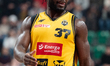 Dylan Addae-Wusu plays during the basketball game between Energa Trefl Sopot and Orlen Zas...