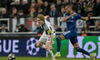 Anthony Gordon of Newcastle United goes past the last defender during the UEFA Champions L...