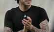 Sandro Tonali of Newcastle United plays during the UEFA Champions League Knockout Play-off...